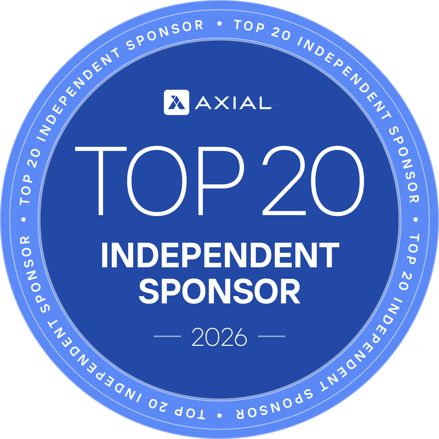 Axial Top 20 Independent Sponsor 2026