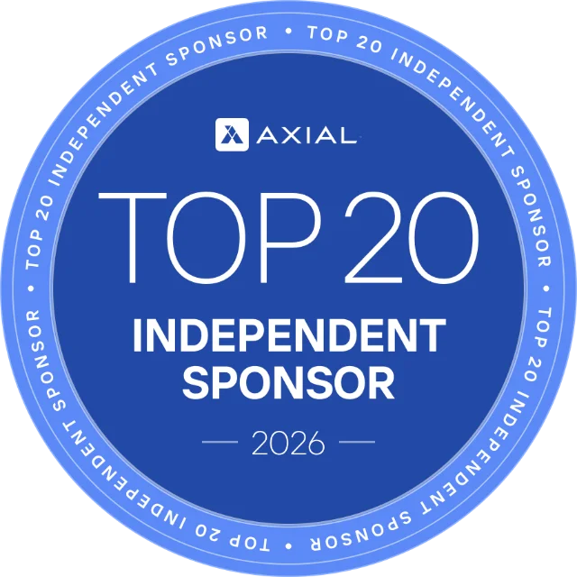 Axial Top 20 Independent Sponsor 2026